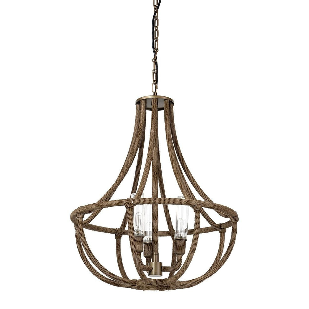 Palecek Canada - Outdoor Chandelier - Yvette - Light Bronze- Union Lighting Luminaires Decor