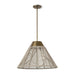 Palecek Canada - Outdoor Pendant - Salerno - Brass- Union Lighting Luminaires Decor