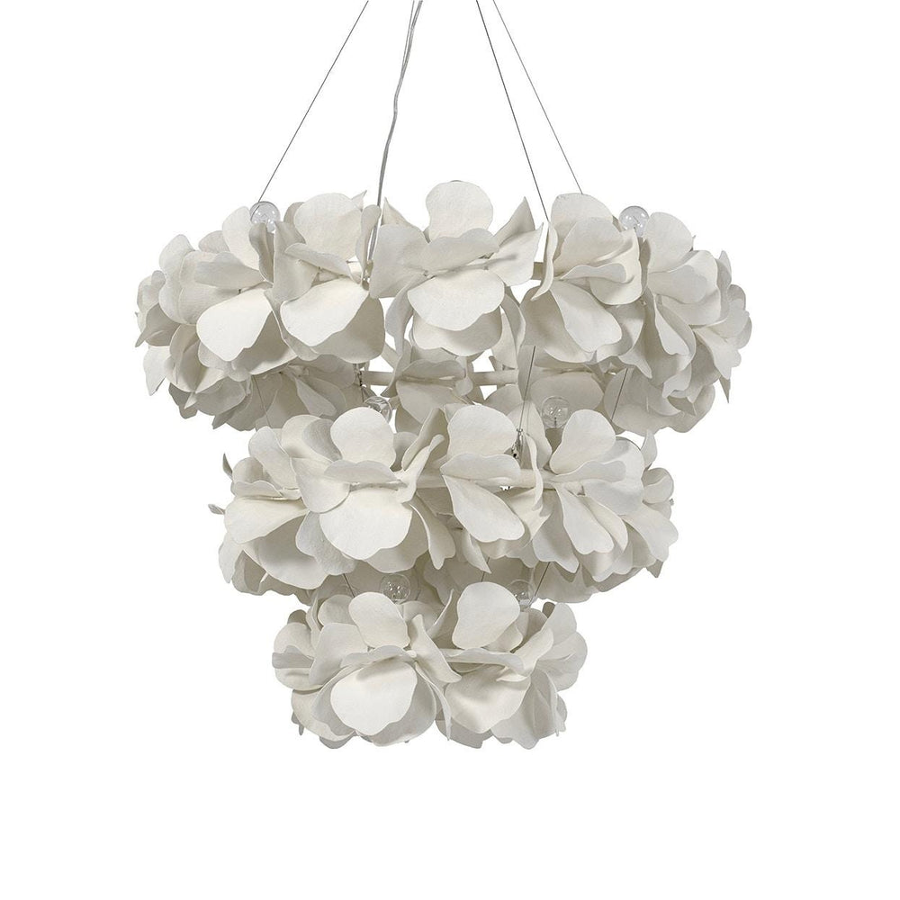 Palecek Canada - Chandelier - Virginia - Textured White- Union Lighting Luminaires Decor