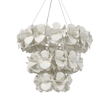 Palecek Canada - 18 Light Chandelier - Virginia - White- Union Lighting Luminaires Decor