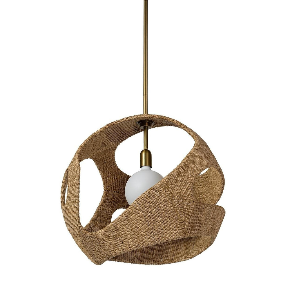 Palecek Canada - Pendant - Corsica - Antique Brass- Union Lighting Luminaires Decor