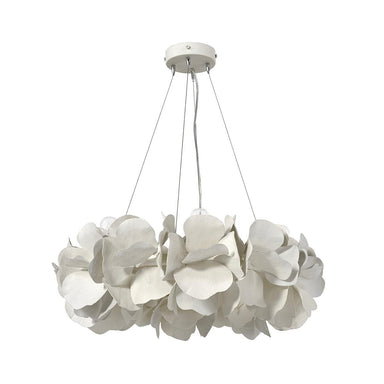 Palecek Canada - Chandelier - Virginia - Textured White- Union Lighting Luminaires Decor