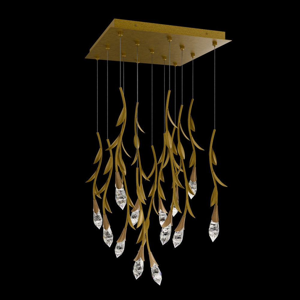 Schonbek - LED Pendant - Secret Garden - Antique Pewter- Union Lighting Luminaires Decor