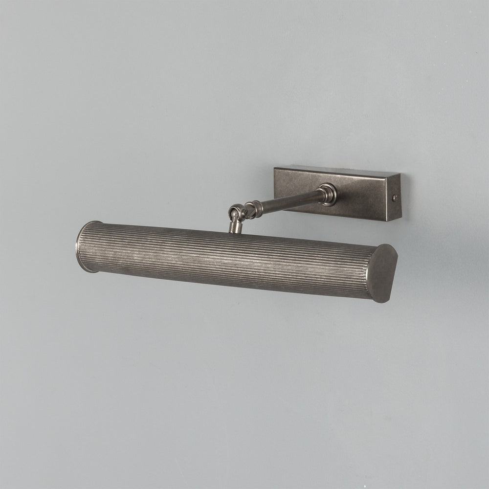 Mullan Lighting - Two Light Picture Light - Cambridge - Antique Silver- Union Lighting Luminaires Decor