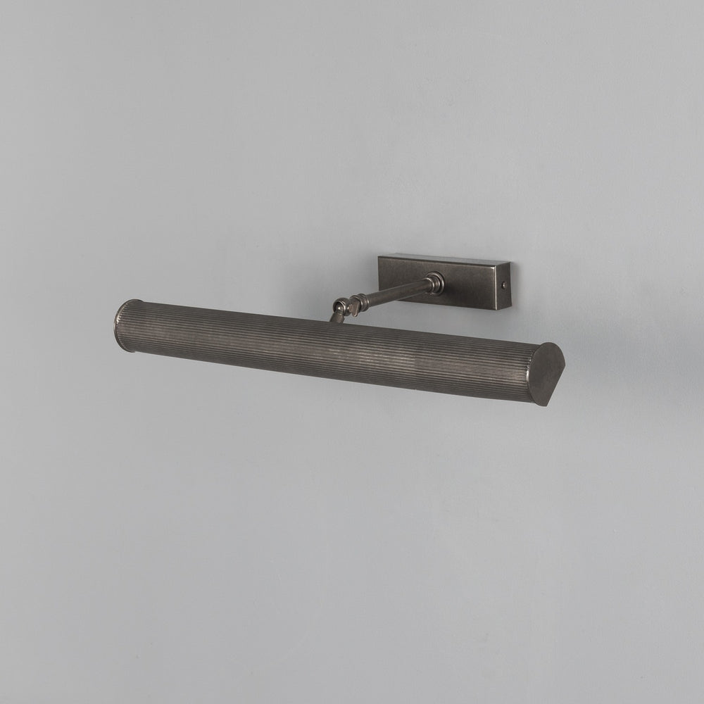 Mullan Lighting - Two Light Picture Light - Cambridge - Antique Silver- Union Lighting Luminaires Decor