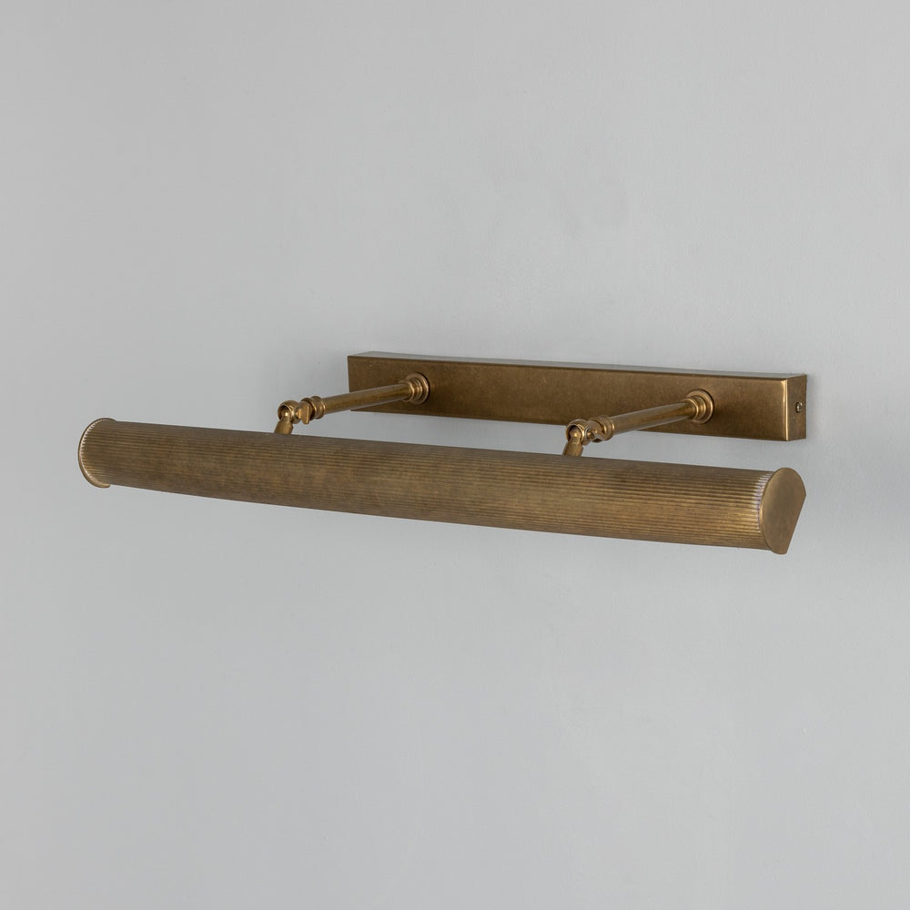 Mullan Lighting - Four Light Picture Light - Cambridge - Antique Brass- Union Lighting Luminaires Decor