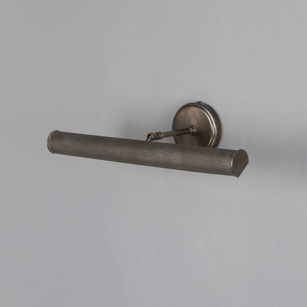 Mullan Lighting - Two Light Picture Light - Bilbury - Antique Silver- Union Lighting Luminaires Decor