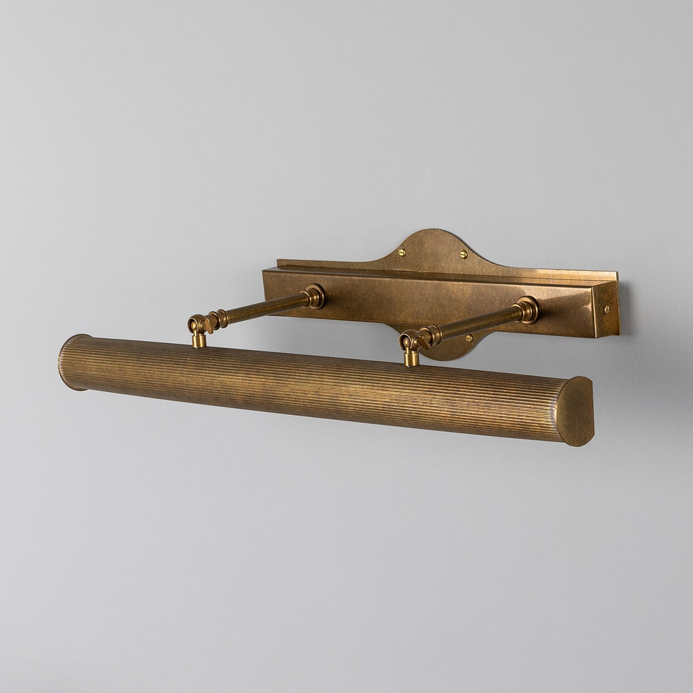 Mullan Lighting - Four Light Picture Light - Bilbury - Antique Brass- Union Lighting Luminaires Decor