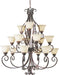 Maxim - 15 Light Chandelier - Manor - Oil Rubbed Bronze- Union Lighting Luminaires Decor
