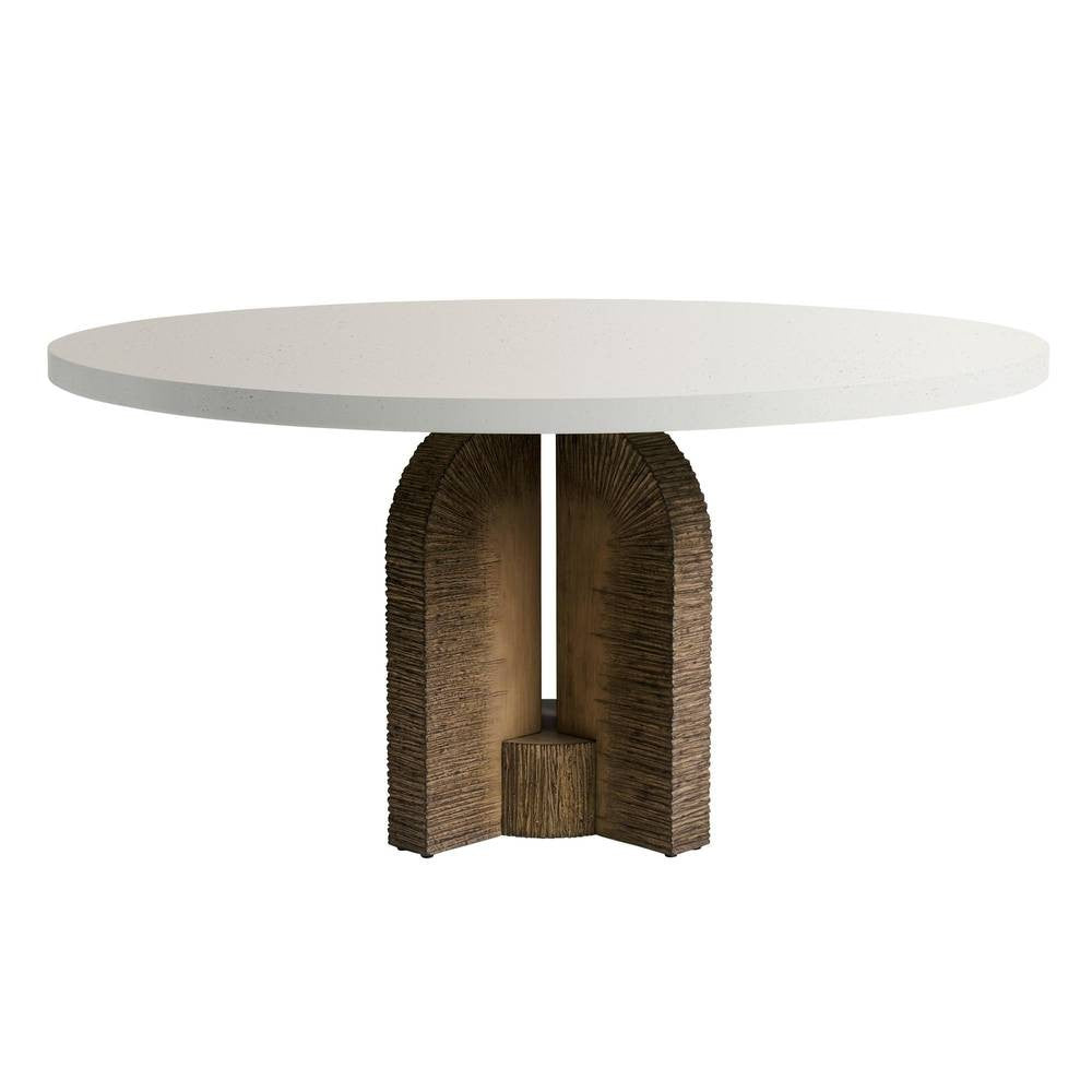 Arteriors - Outdoor Dining Table - Orba - Ivory/Kona- Union Lighting Luminaires Decor