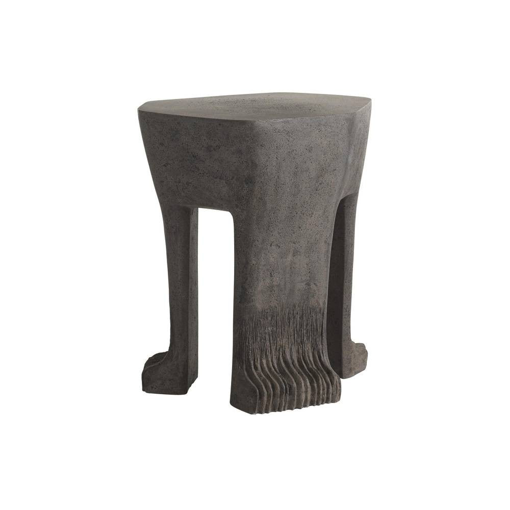 Arteriors - Outdoor Accent Table - Bruttii - Matte Carbon- Union Lighting Luminaires Decor