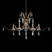 Schonbek - Eight Light Chandelier - Tinsley - Antique Silver- Union Lighting Luminaires Decor