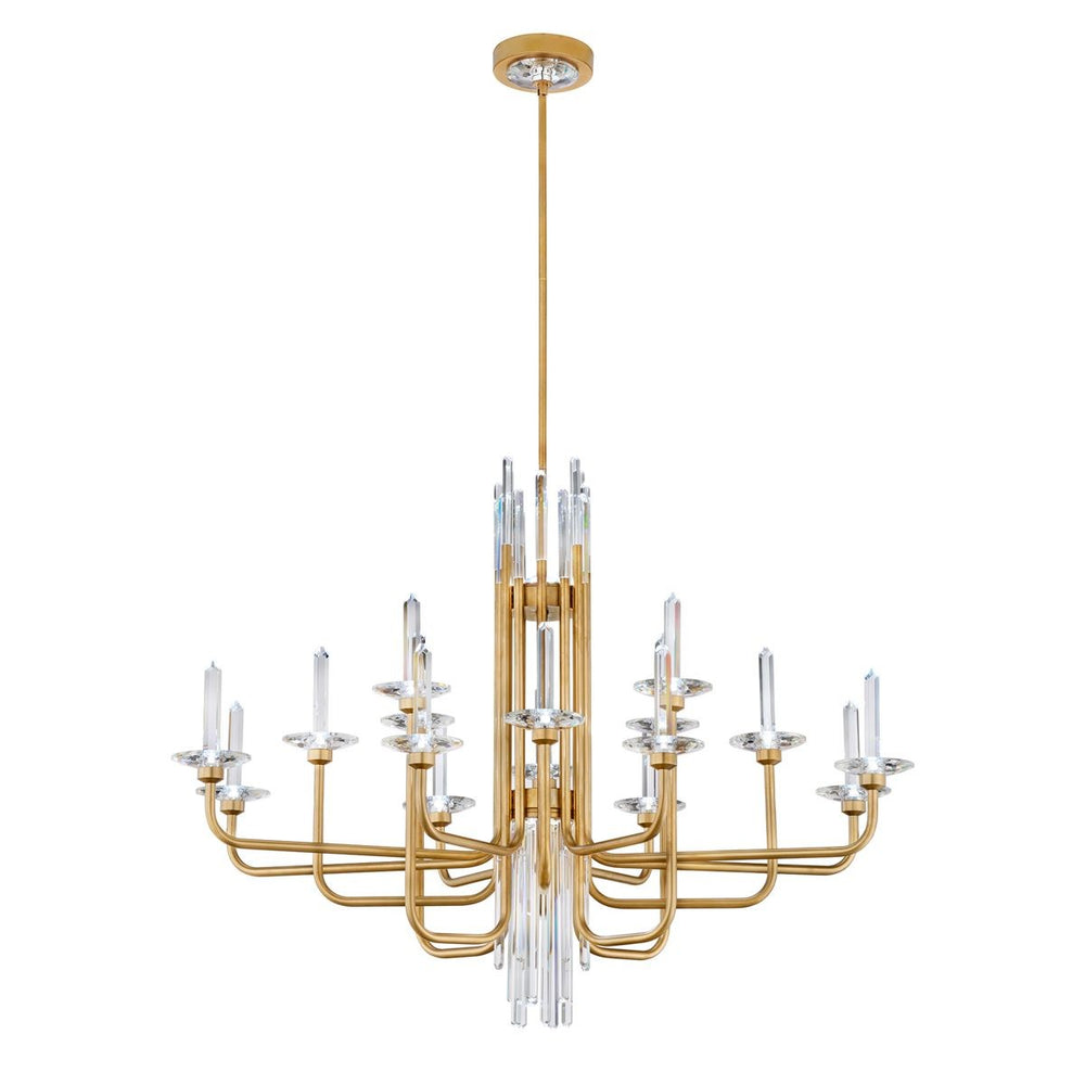 Schonbek - LED Chandelier - Calliope - Soft Silver- Union Lighting Luminaires Decor