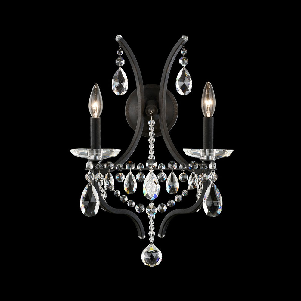 Schonbek - Two Light Wall Sconce - Adley - White Gold- Union Lighting Luminaires Decor