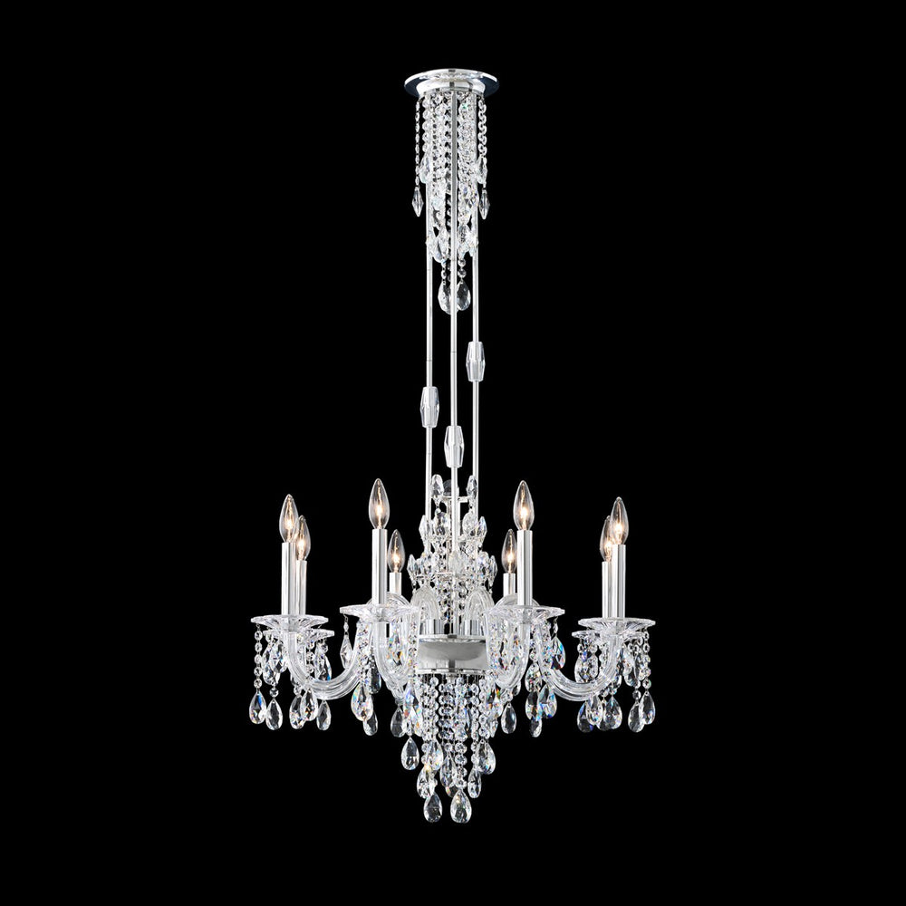 Schonbek - Eight Light Chandelier - Rainier - French Gold- Union Lighting Luminaires Decor