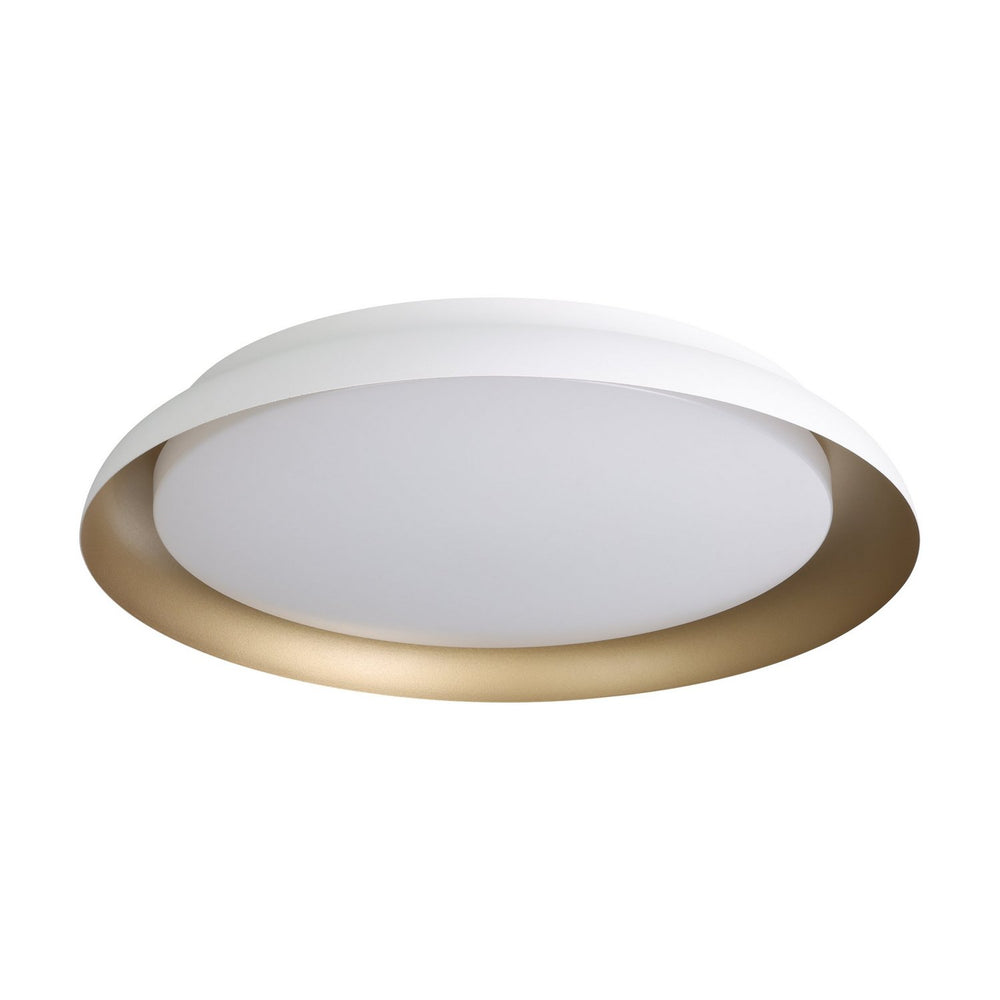 Eglo Canada - LED Flush Mount - Sebio - White, Gold- Union Lighting Luminaires Decor