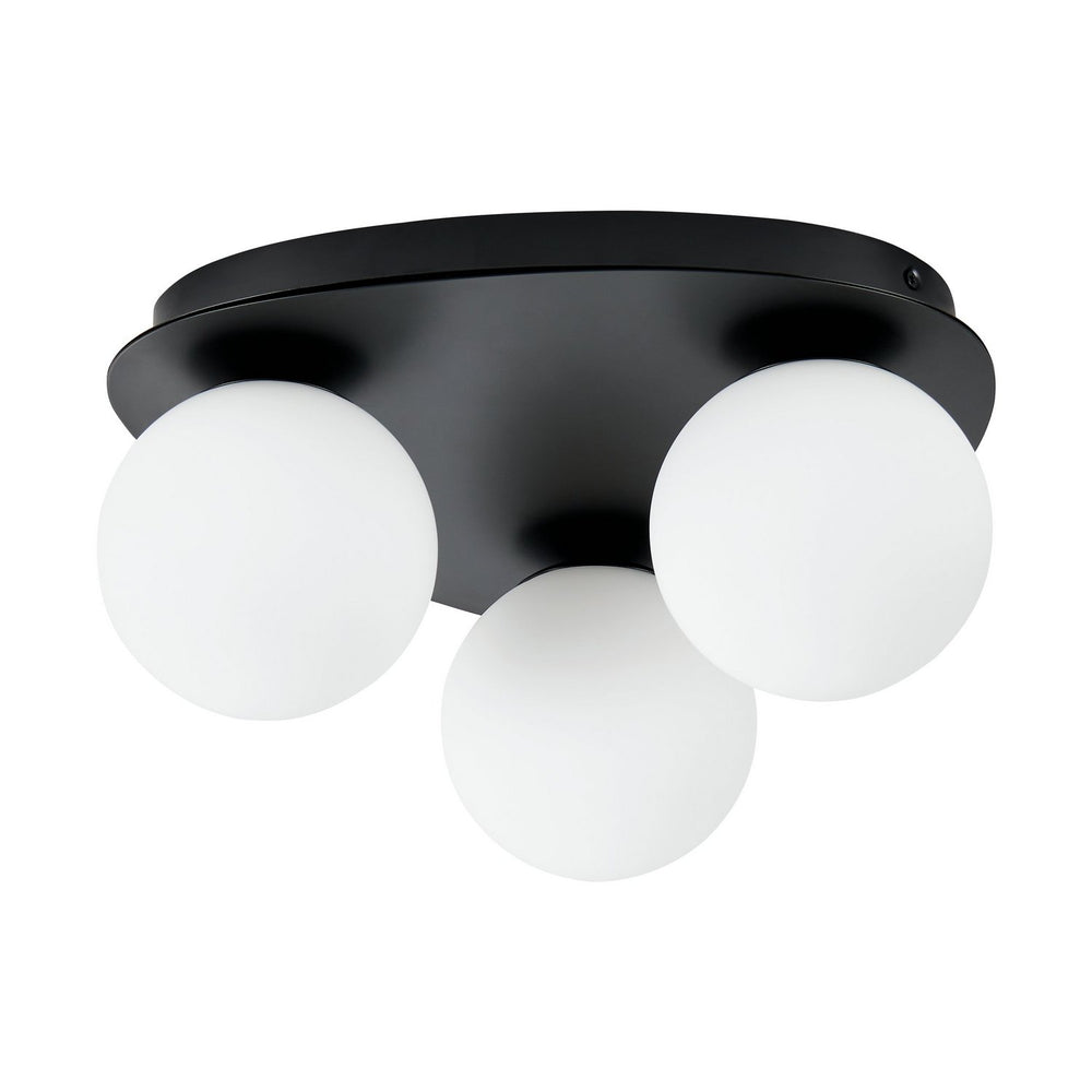 Eglo Canada - LED Flush Mount - Castrovido - Matte Black- Union Lighting Luminaires Decor