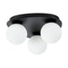 Eglo Canada - LED Flush Mount - Castrovido - Matte Black- Union Lighting Luminaires Decor