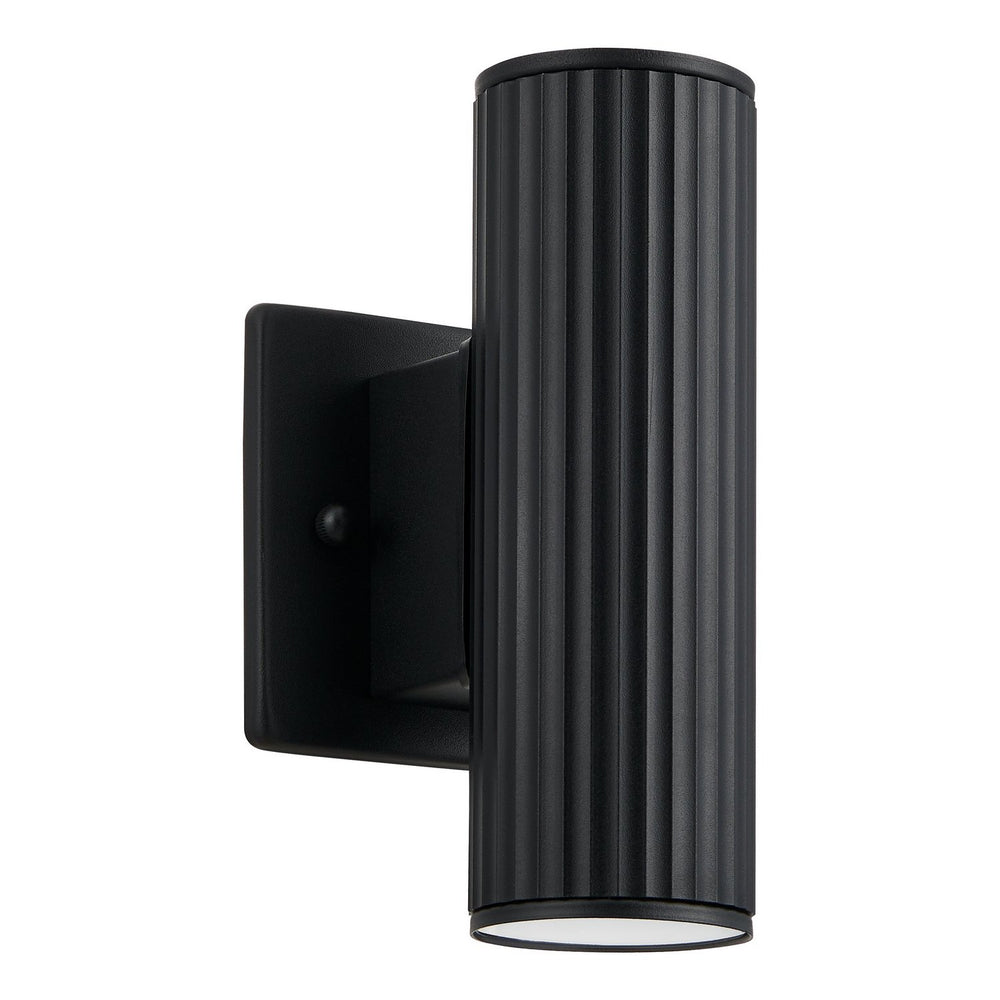 Eglo Canada - Two Light Exterior Wall Sconce - Portillo - Black- Union Lighting Luminaires Decor