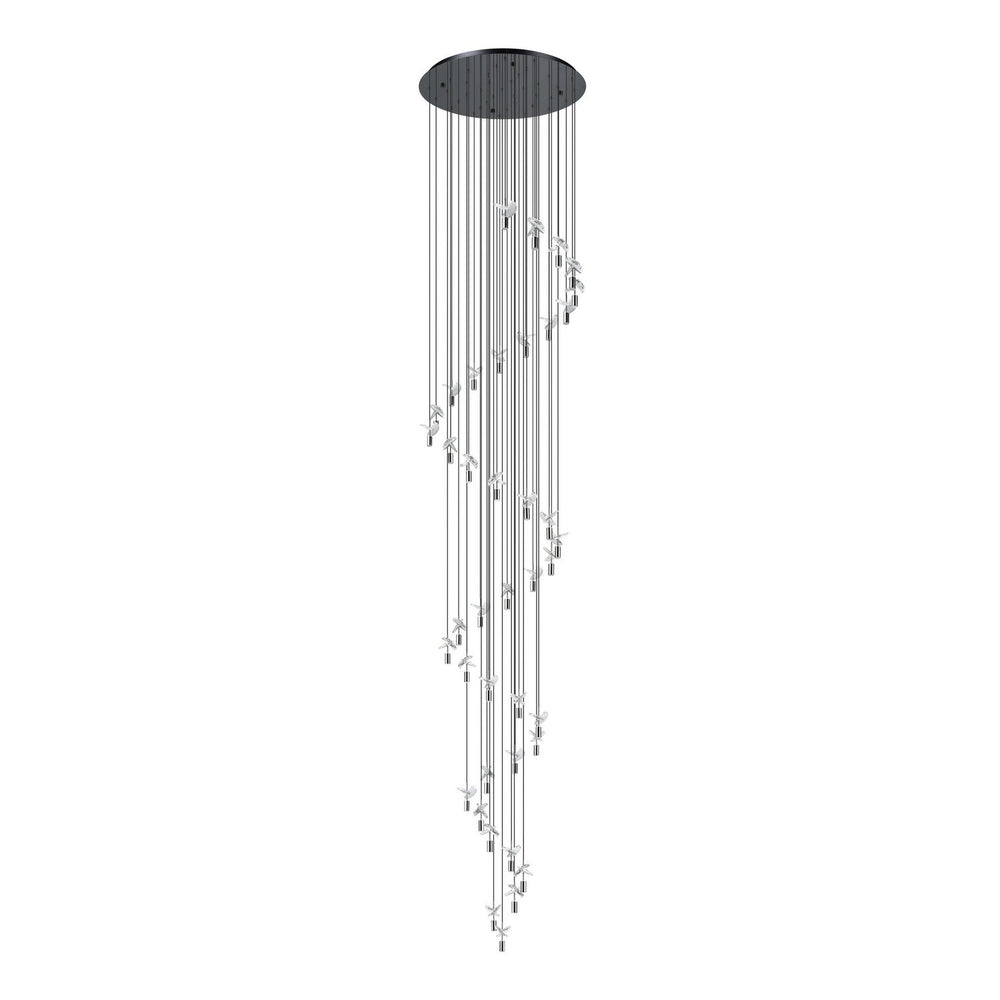Eglo Canada - LED Pendant - Comareira - Black Chrome- Union Lighting Luminaires Decor