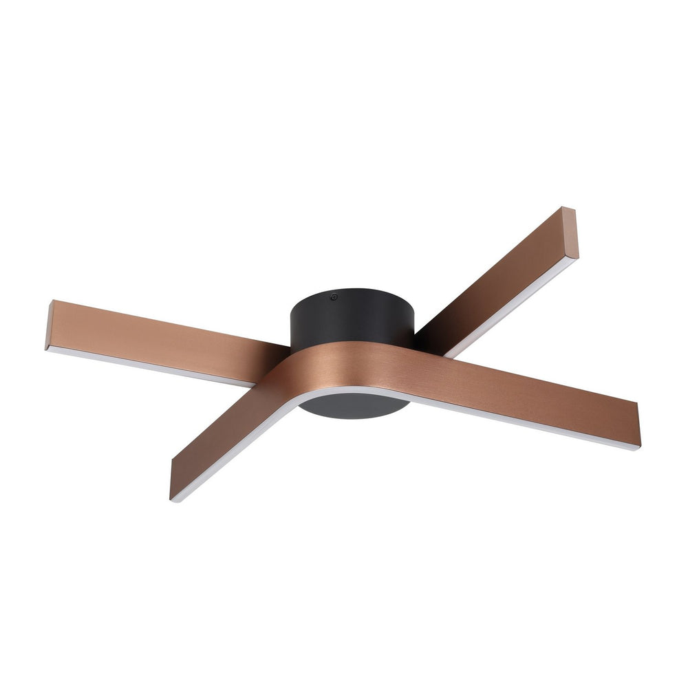 Eglo Canada - LED Flush Mount - Folcino - Bronze, Black- Union Lighting Luminaires Decor