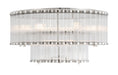 Eurofase Canada - Nine Light Flush Mount - Glasbury - Polished Nickel- Union Lighting Luminaires Decor