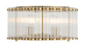 Eurofase Canada - Five Light Flush Mount - Glasbury - Gold- Union Lighting Luminaires Decor
