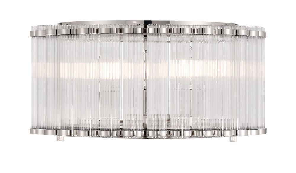 Eurofase Canada - Five Light Flush Mount - Glasbury - Polished Nickel- Union Lighting Luminaires Decor