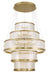 Eurofase Canada - LED Chandelier - Empra - Gold- Union Lighting Luminaires Decor