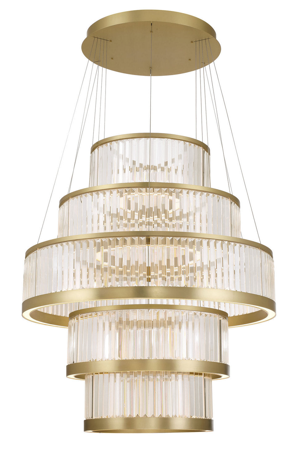 Eurofase Canada - LED Chandelier - Empra - Gold- Union Lighting Luminaires Decor