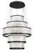 Eurofase Canada - LED Chandelier - Empra - Matte Black- Union Lighting Luminaires Decor