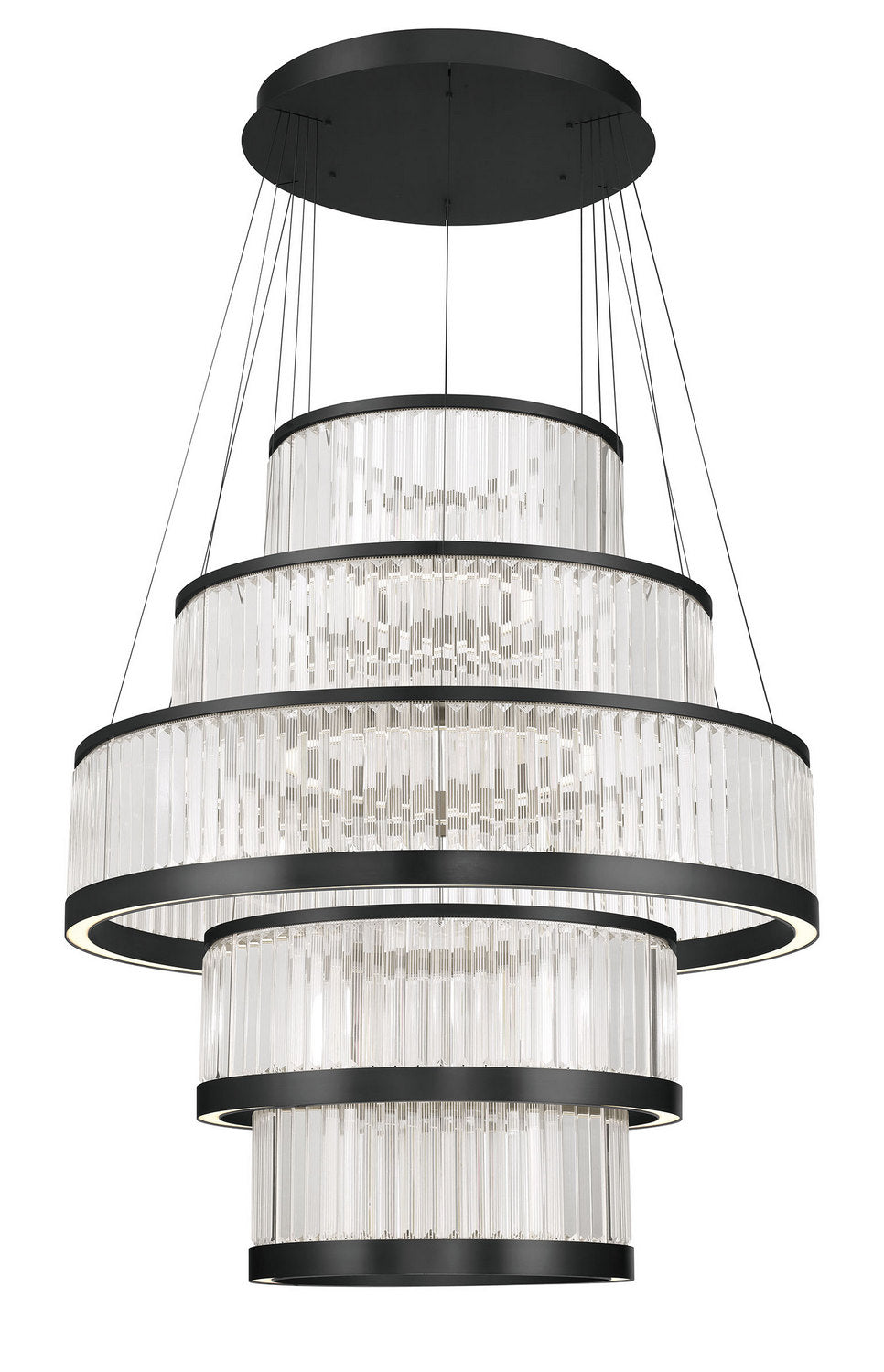Eurofase Canada - LED Chandelier - Empra - Matte Black- Union Lighting Luminaires Decor