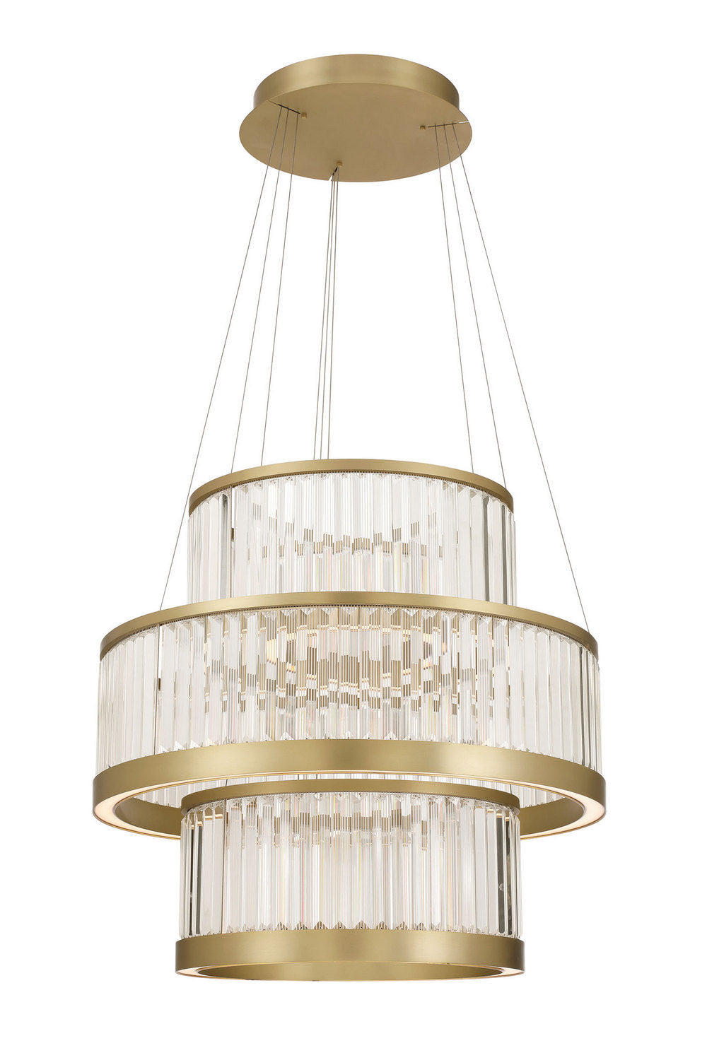 Eurofase Canada - LED Chandelier - Empra - Gold- Union Lighting Luminaires Decor