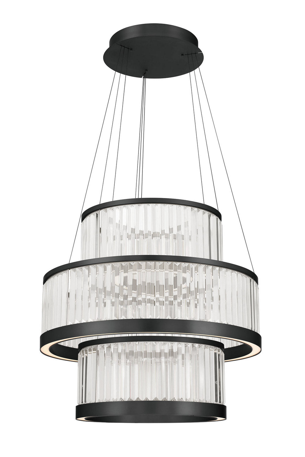 Eurofase Canada - LED Chandelier - Empra - Matte Black- Union Lighting Luminaires Decor