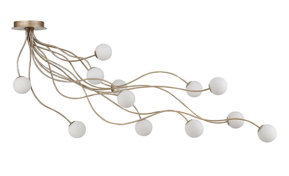 Eurofase Canada - LED Semi-Flush Mount - Athena - Antique Gold- Union Lighting Luminaires Decor
