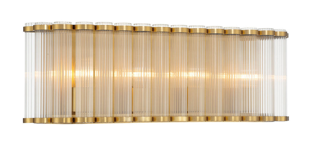 Eurofase Canada - Four Light Vanity - Glasbury - Gold- Union Lighting Luminaires Decor