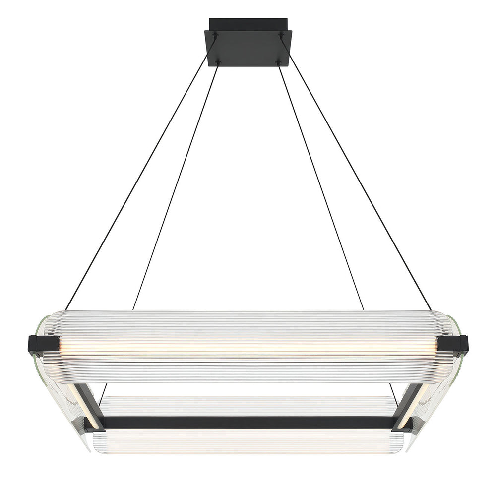 Eurofase Canada - LED Chandelier - Neoness - Matte Black- Union Lighting Luminaires Decor