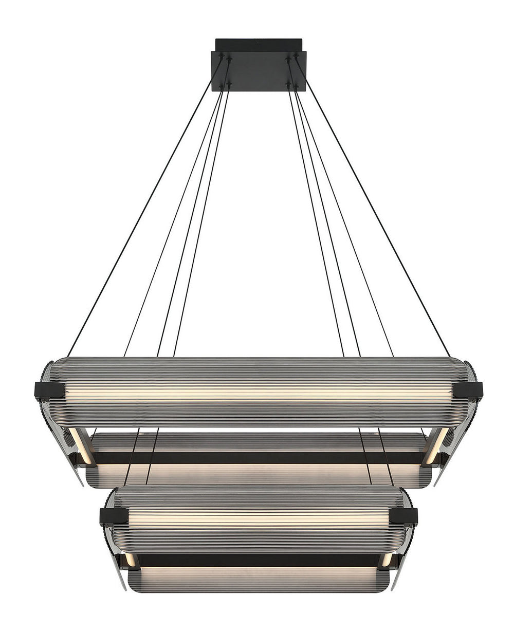 Eurofase Canada - LED Chandelier - Neoness - Matte Black- Union Lighting Luminaires Decor