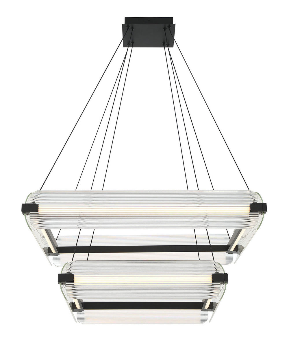 Eurofase Canada - LED Chandelier - Neoness - Matte Black- Union Lighting Luminaires Decor
