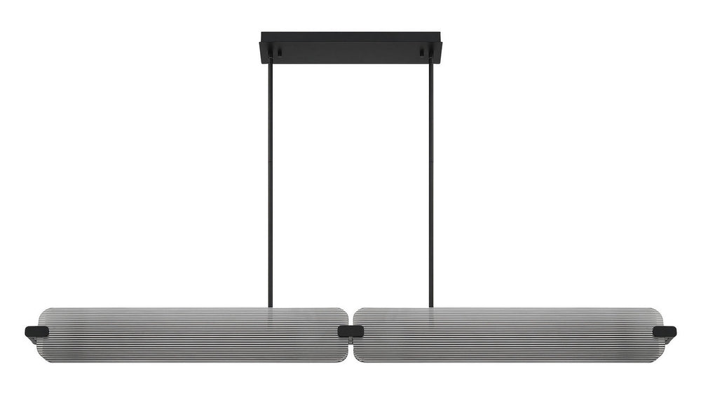 Eurofase Canada - LED Linear Chandelier - Neoness - Matte Black- Union Lighting Luminaires Decor