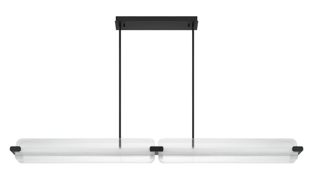 Eurofase Canada - LED Linear Chandelier - Neoness - Matte Black- Union Lighting Luminaires Decor