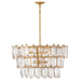 Fredrick Ramond Canada - LED Chandelier - Amira - Distressed Brass- Union Lighting Luminaires Decor
