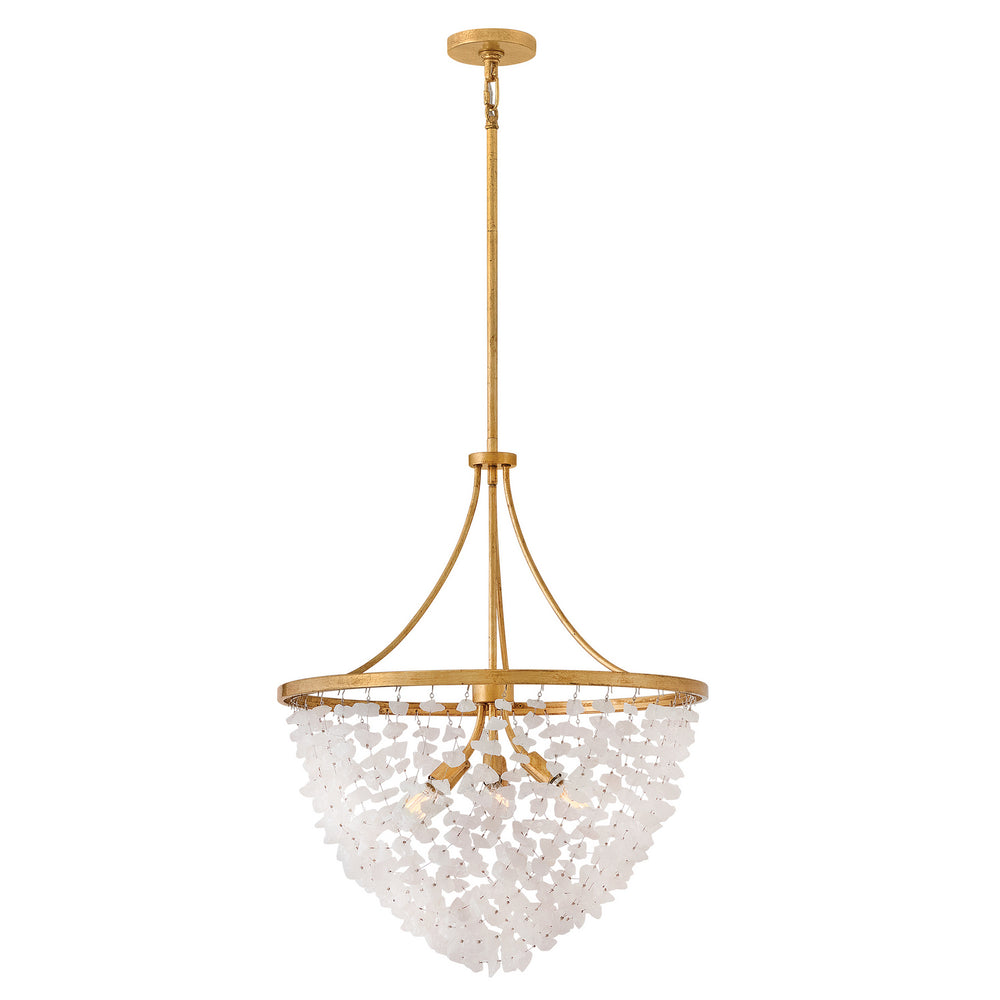 Fredrick Ramond Canada - LED Chandelier - Myra - Distressed Brass- Union Lighting Luminaires Decor