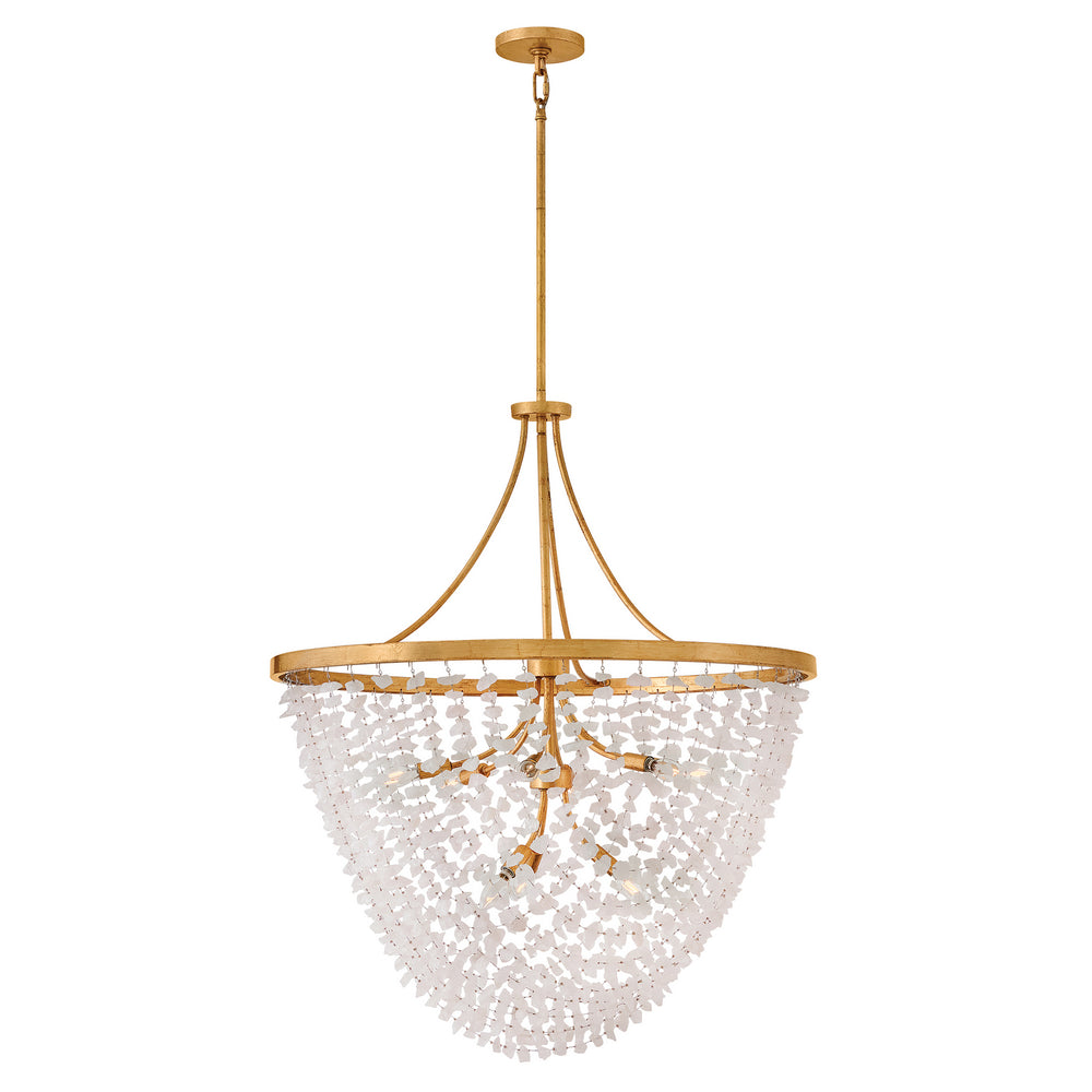Fredrick Ramond Canada - LED Chandelier - Myra - Distressed Brass- Union Lighting Luminaires Decor
