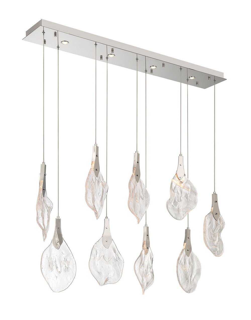 Eurofase Canada - LED Linear Chandelier - Jateo - Polished Nickel- Union Lighting Luminaires Decor