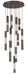 Eurofase Canada - LED Chandelier - Ronda - Harlow Bronze- Union Lighting Luminaires Decor