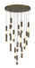 Eurofase Canada - LED Chandelier - Ronda - Weathered Brass- Union Lighting Luminaires Decor