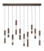 Eurofase Canada - LED Linear Chandelier - Ronda - Harlow Bronze- Union Lighting Luminaires Decor