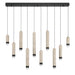 Eurofase Canada - LED Linear Chandelier - Cambre - Matte Black- Union Lighting Luminaires Decor