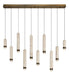 Eurofase Canada - LED Linear Chandelier - Cambre - Antique Brass- Union Lighting Luminaires Decor